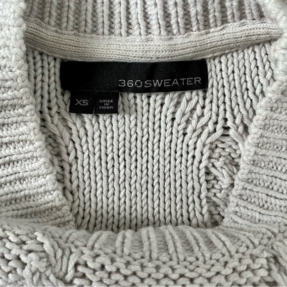 360 Cotton Blend Knit Cropped Sweater - Picture 4 of 6